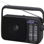Φορητό Ραδιόφωνο Panasonic RF-2400DEG-K 770mW Μαύρο Τροφοδοσία Ρεύματος και Μπαταρίας