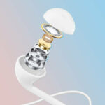 Dudao X10S In-ear Handsfree με Βύσμα 3.5mm Λευκό