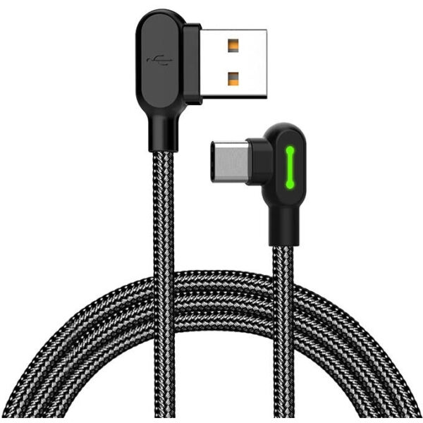 Mcdodo LED USB 2.0 Cable USB-C male - USB-A Μαύρο 0.5m (CA-5280)