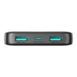 Joyroom JR-PBF12 Power Bank 10000mAh 12W με 2 Θύρες USB-A και Θύρα USB-C Μαύρο