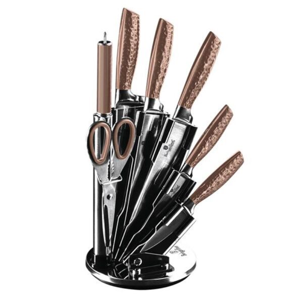 Berlinger Haus Σετ Μαχαίρια 8 τμχ. με Βάση Στήριξης Rose Gold Edition BH-2462