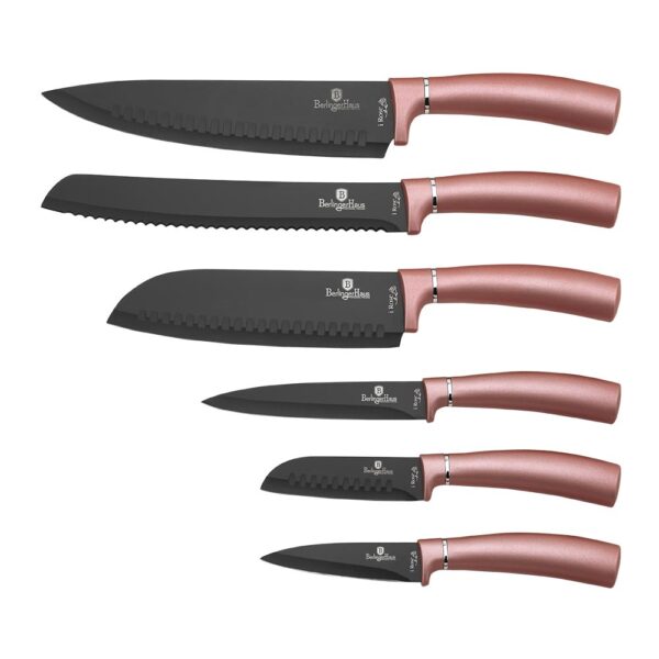 Berlinger Haus Σετ Μαχαίρια 6τμχ Inox i-Rose Edition BH-2513
