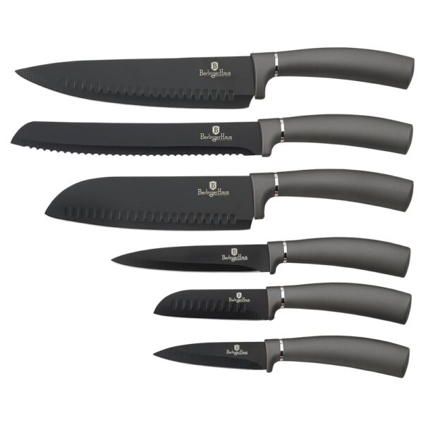 Berlinger Haus Σετ Μαχαίρια 6τμχ Inox Carbon Edition BH-2544