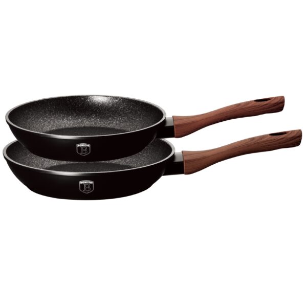 Σετ Αντικολλητικά Τηγάνια 2τμχ Berlinger Haus Ebony Rosewood Collection BH-1726F