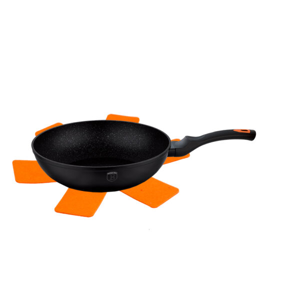 Αντικολλητικό Wok με τριπλή επίστρωση μαρμάρου Berlinger Haus BH-1796