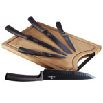 Berlinger Haus Σετ Μαχαίρια 6 τμχ με Βάση Κοπής Carbon Pro Collection BH-2567A