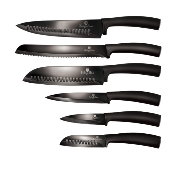 Berlinger Haus Σετ Μαχαίρια 6τμχ Black-Silver Collection BH-2607