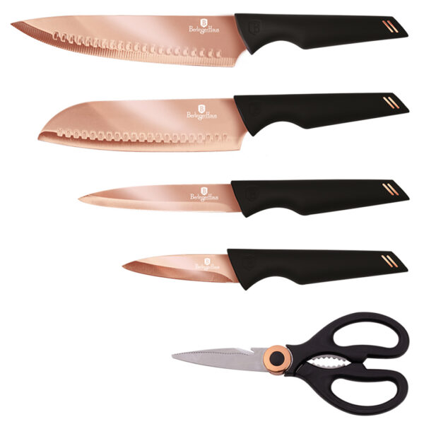 Berlinger Haus Σετ μαχαίρια 5 τμχ Black Rose Collection BH-2652
