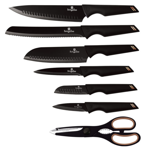 Berlinger Haus Σετ μαχαίρια 7 τμχ Black Rose Collection BH-2688