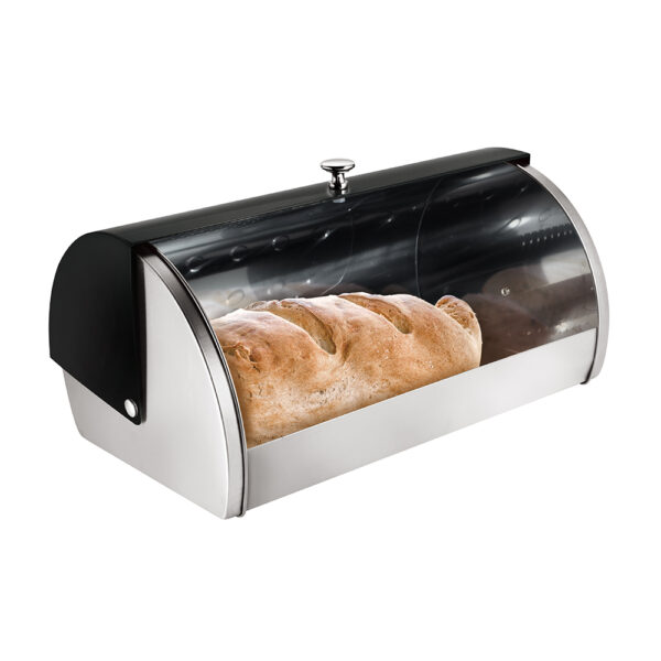 Berlinger Haus Ψωμιέρα από ανοξείδωτο ατσάλι Black Silver Collection BH-6294