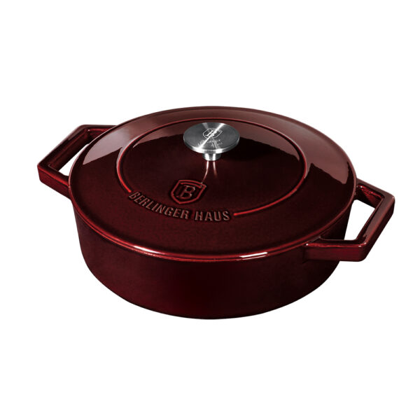Berlinger Haus BH-6498 Ρηχή Κατσαρόλα από Χυτοσίδηρο με επίστρωση εμαγιέ 26εκ.