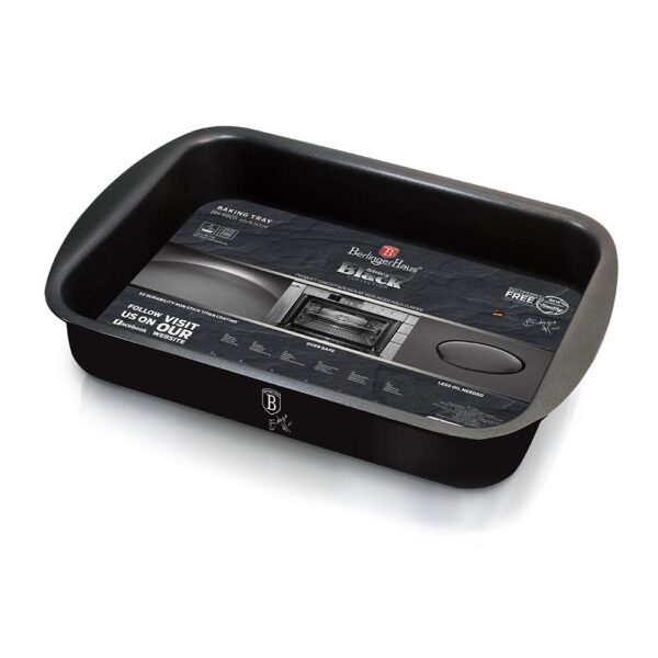 Berlinger Haus Αντικολλητικό ταψί 40*28,5εκ. Shine Black Edition BH-6805