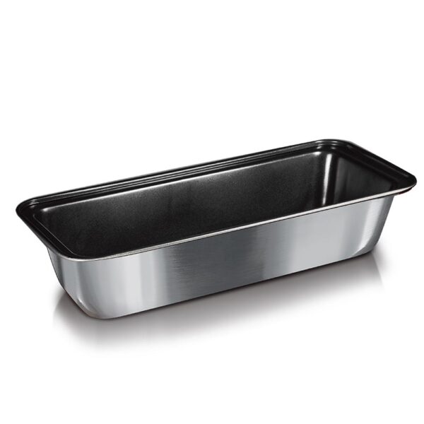 Berlinger Haus Αντικολλητική φόρμα κέικ ορθογώνια 33*14 cm σε γκρι χρώμα BH-6957T