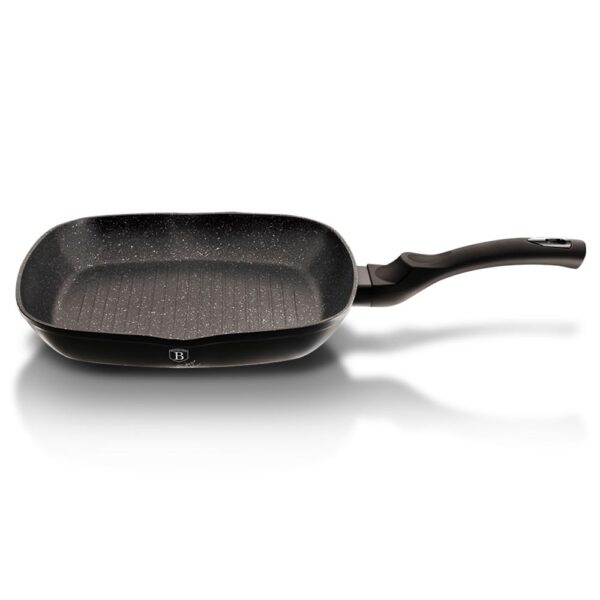 Berlinger Haus Αντικολλητική Γκριλιέρα 28εκ. Black Silver Collection BH-1846