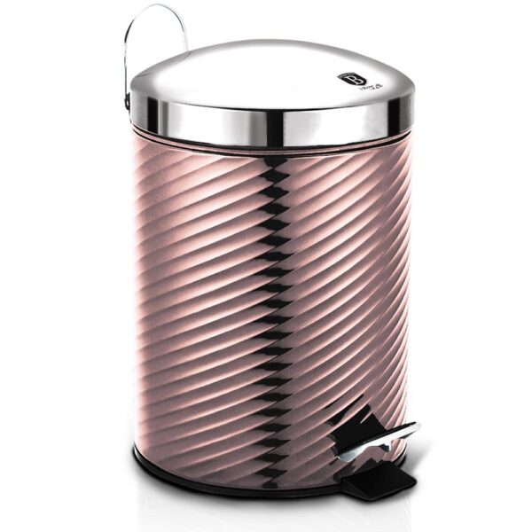 Κάδος Aπορριμμάτων με Πεντάλ 12L i-Rose Edition Berlinger Haus BH-6431