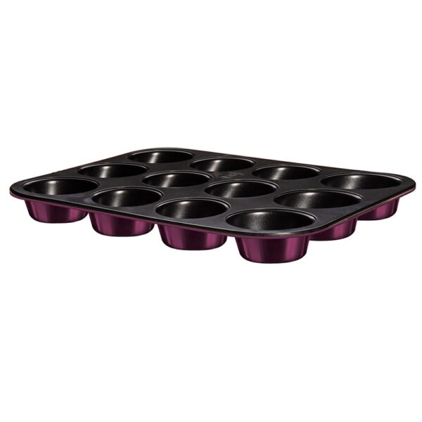 Berlinger Haus Αντικολλητική φόρμα για muffin 12 θέσεων Purple Eclipse CollectionBH-6800