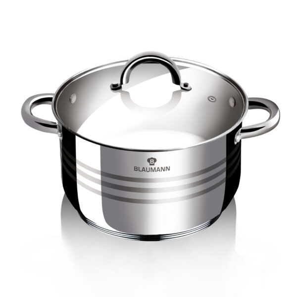 Κατσαρόλα από ανοξείδωτο ατσάλι 20cm 3,8Lt Blaumann BL-1020A