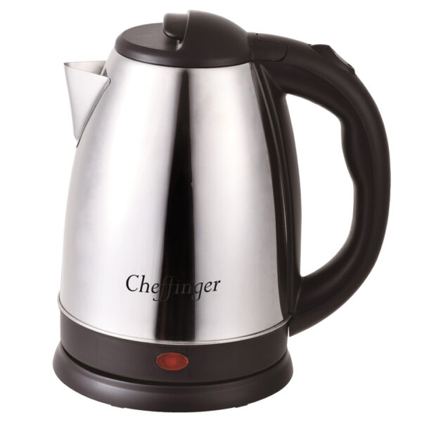 Cheffinger Βραστήρας νερού σε ασημί χρώμα 1.8L 1500W CF-SSK1.8