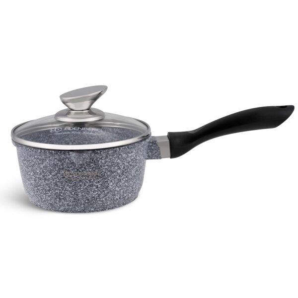 Edenberg Κατσαρολάκι 16cm με γυάλινο καπάκι EB-8043