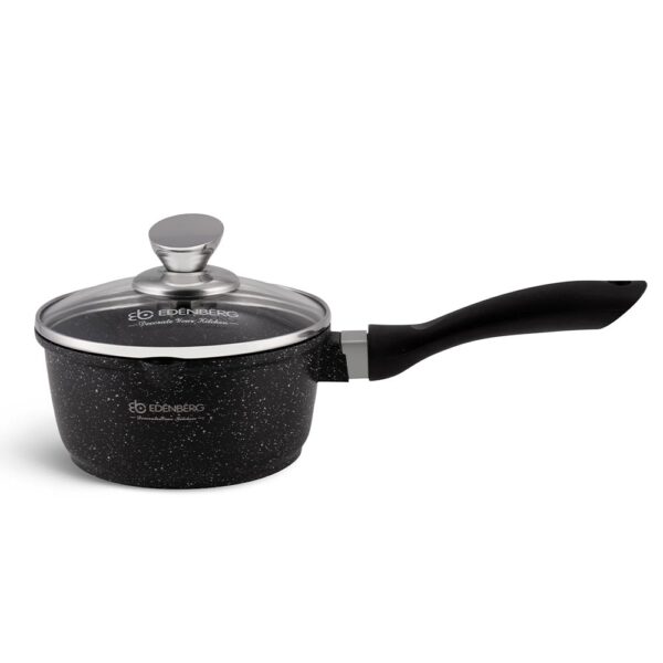 Edenberg Κατσαρολάκι 16cm με γυάλινο καπάκι EB-8044