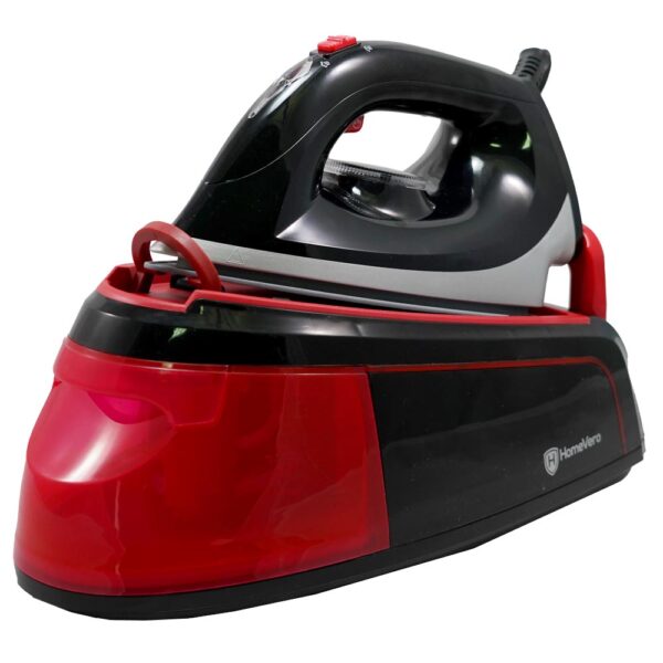 Homevero Σύστημα σιδερώματος ατμού 2400W σε κόκκινο χρώμα HV-21981R