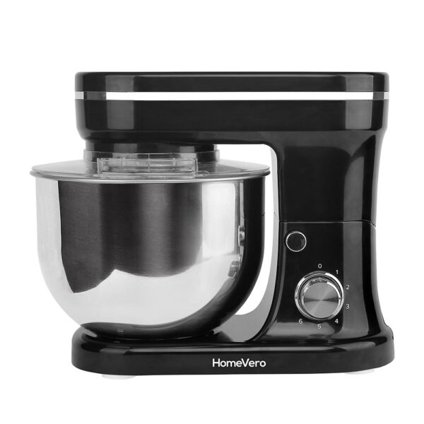 HomeVero Επιτραπέζιο μίξερ - Κουζινομηχανή 1200W σε μαύρο χρώμα HV-24461BL