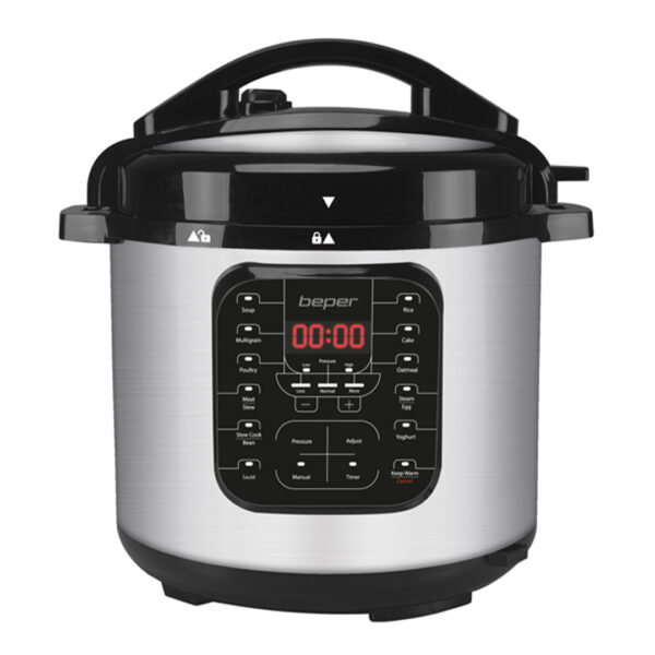 Beper Πολυμάγειρας - Ηλεκτρική χύτρα - Slow Cooker - Ατμομάγειρας 15 προγραμμάτων 1200W P101COS001