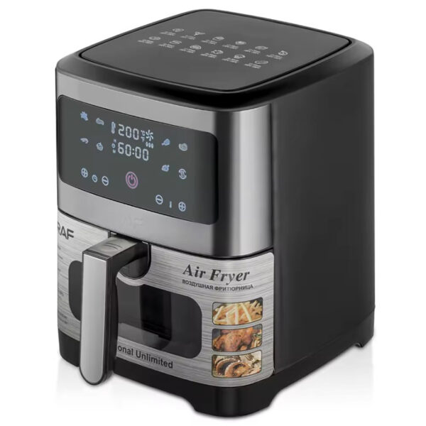 Air Fryer 8Lt με ψηφιακό έλεγχο για Υγιεινό Μαγείρεμα Χωρίς Λάδι 1300W Raf R.5350