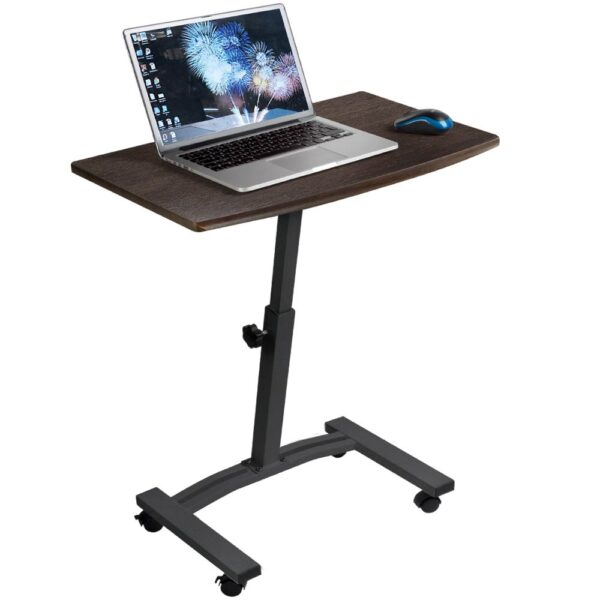 Tatkraft Τροχήλατο τραπεζάκι laptop 60 x 40 x 52/84 cm σε μαύρο χρώμα T13353/1