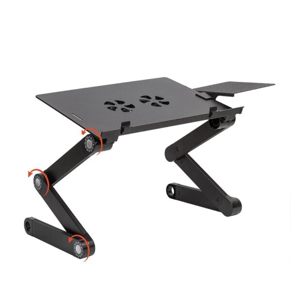 WonderWorker Πτυσσόμενη βάση στήριξης laptop με ανεμιστηράκια 52 x 27.5 x 4/48 cm T80173
