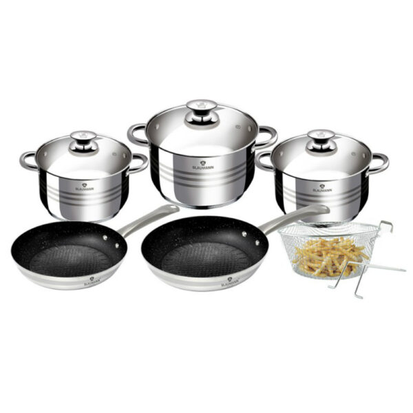 Σετ μαγειρικά σκεύη 10 τεμαχίων Blaumann Gourmet Line BL-3243