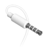 Dudao X10S In-ear Handsfree με Βύσμα 3.5mm Λευκό