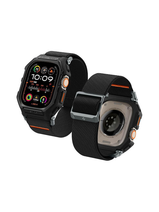 Spigen Lite Fit Pro Λουράκι Υφασμάτινο Μαύρο (Apple Watch Ultra 1 / 2)