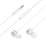 Borofone Earphones BM93 Platinum with microphone silver