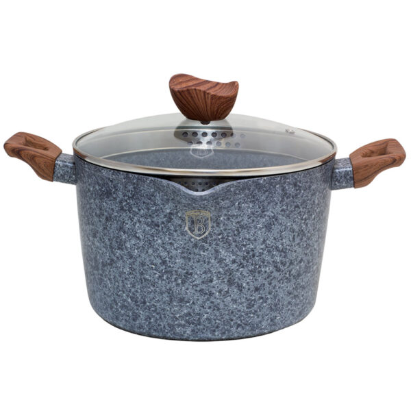 Berlinger Haus Κατσαρόλα 24cm με Καπάκι-Τρυπητό για Ζυμαρικά και Ρύζι BH-1528