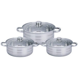 Royalty Line Σετ Κατσαρόλες 6τμχ Inox RL-SP6