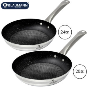 Blaumann Σετ 2 Αντικολλητικά Τηγάνια 24εκ και 28εκ Gourmet Line