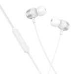 Borofone Earphones BM93 Platinum with microphone silver