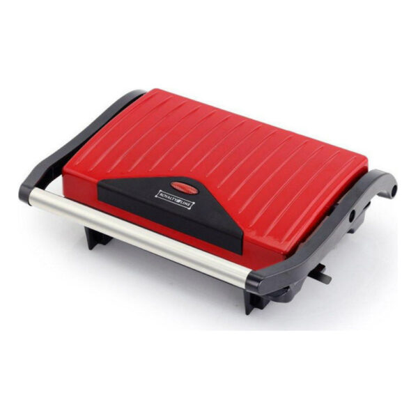 Royalty Line Τοστιέρα – Ψηστιέρα 2 σε 1 750W Κόκκινη RL-PM750-RED
