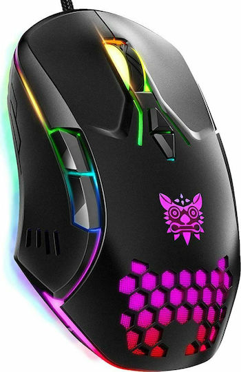 Onikuma CW902 RGB Gaming Ποντίκι 6400 DPI Μαύρο