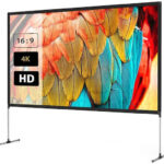 BlitzWolf Οθόνη Προβολής Projector Δαπέδου με Λόγο Εικόνας 16:9 187x167cm / 80"