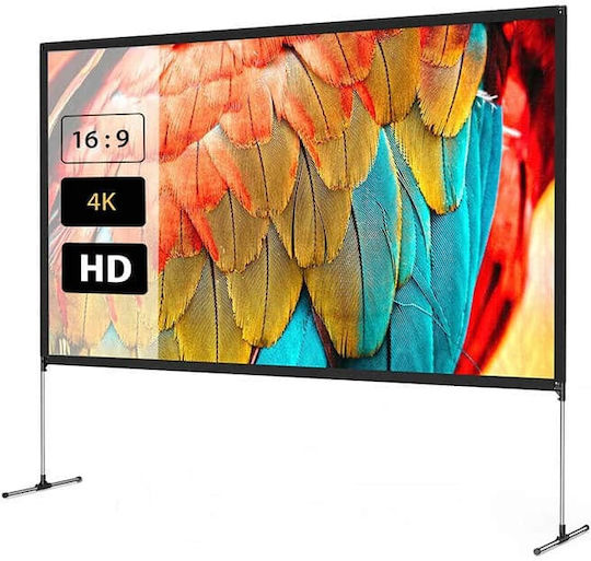BlitzWolf Οθόνη Προβολής Projector Δαπέδου με Λόγο Εικόνας 16:9 187x167cm / 80"