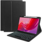 Tech-Protect Smartcase Pen Flip Cover με Πληκτρολόγιο στα Αγγλικά US Μαύρη (Lenovo Tab M11)