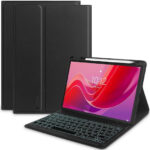 Tech-Protect Smartcase Pen Flip Cover με Πληκτρολόγιο στα Αγγλικά US Μαύρη (Lenovo Tab M11)