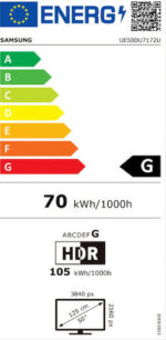 Samsung Smart Τηλεόραση 50" 4K UHD LED UE50DU7172UXXH HDR (2024) - Image 4