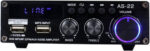 BlitzWolf AS-22 Ολοκληρωμένος Ενισχυτής Hi-Fi Stereo AS-22 Μαύρος
