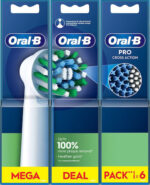 Oral-b Pro Cross Action Eb50rx 2+2+2 Replacement Head