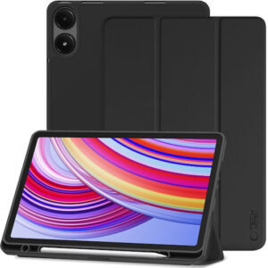 Tech-Protect Smartcase Pen Flip Cover Μαύρη (Redmi Pad Pro 12.1 / Poco Pad 12.1)