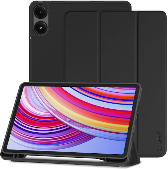 Tech-Protect Smartcase Pen Flip Cover Μαύρη (Redmi Pad Pro 12.1 / Poco Pad 12.1)