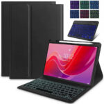 Tech-Protect Smartcase Pen Flip Cover με Πληκτρολόγιο στα Αγγλικά US Μαύρη (Lenovo Tab M11)
